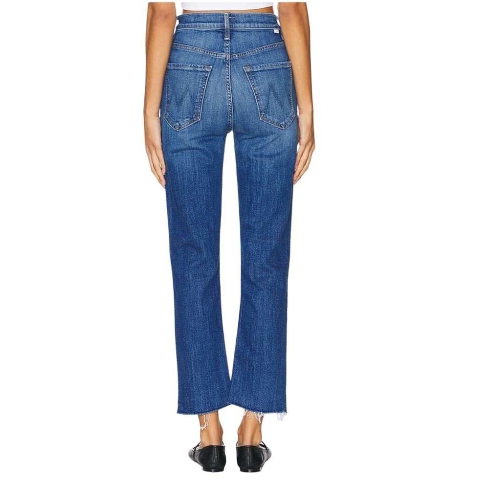 MOTHER High Waisted Rider Ankle Step Fray Loafers And Lassos Jeans Size 27 NWT - Picture 3 of 15